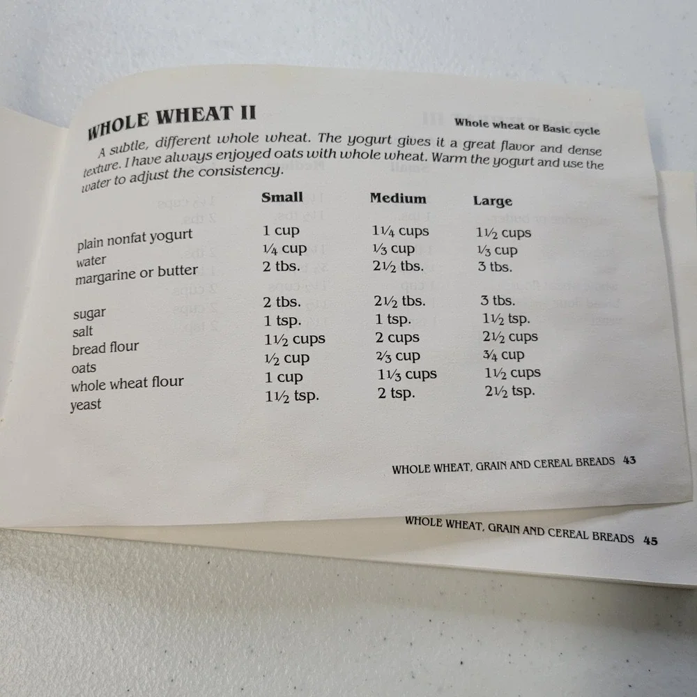 The Bread Machine Cookbook Sourdough German‎ Vintage Recipes 1991